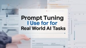 Prompt Tuning I Use for Real World AI Tasks